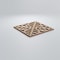 Ekena Millwork Small Garland Decorative Fretwork Wood Wall Panels, Red Oak, 11 3/8"W x 11 3/8"H x 3/8"T WALW12X12X0375GRDRO - alternate 5